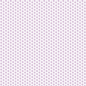 Lavender Hand-drawn Polka Dots - Large