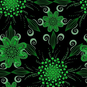 Mystic Botanical Green - Large