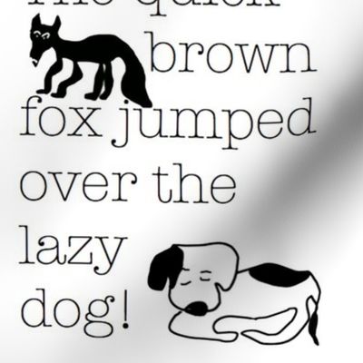 The Quick Brown Fox Jumped over the Lazy Dog!