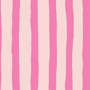 Painted Pink Barbiecore Stripe