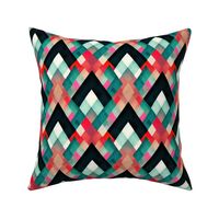 Geometric Abstract Argyle Large