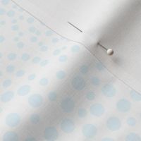 White with Soft Blue Dots Friendly Frog Nursery Coordinate