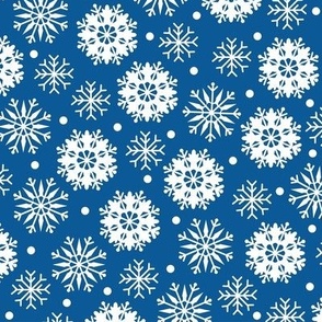 Snowflakes on Blue Large