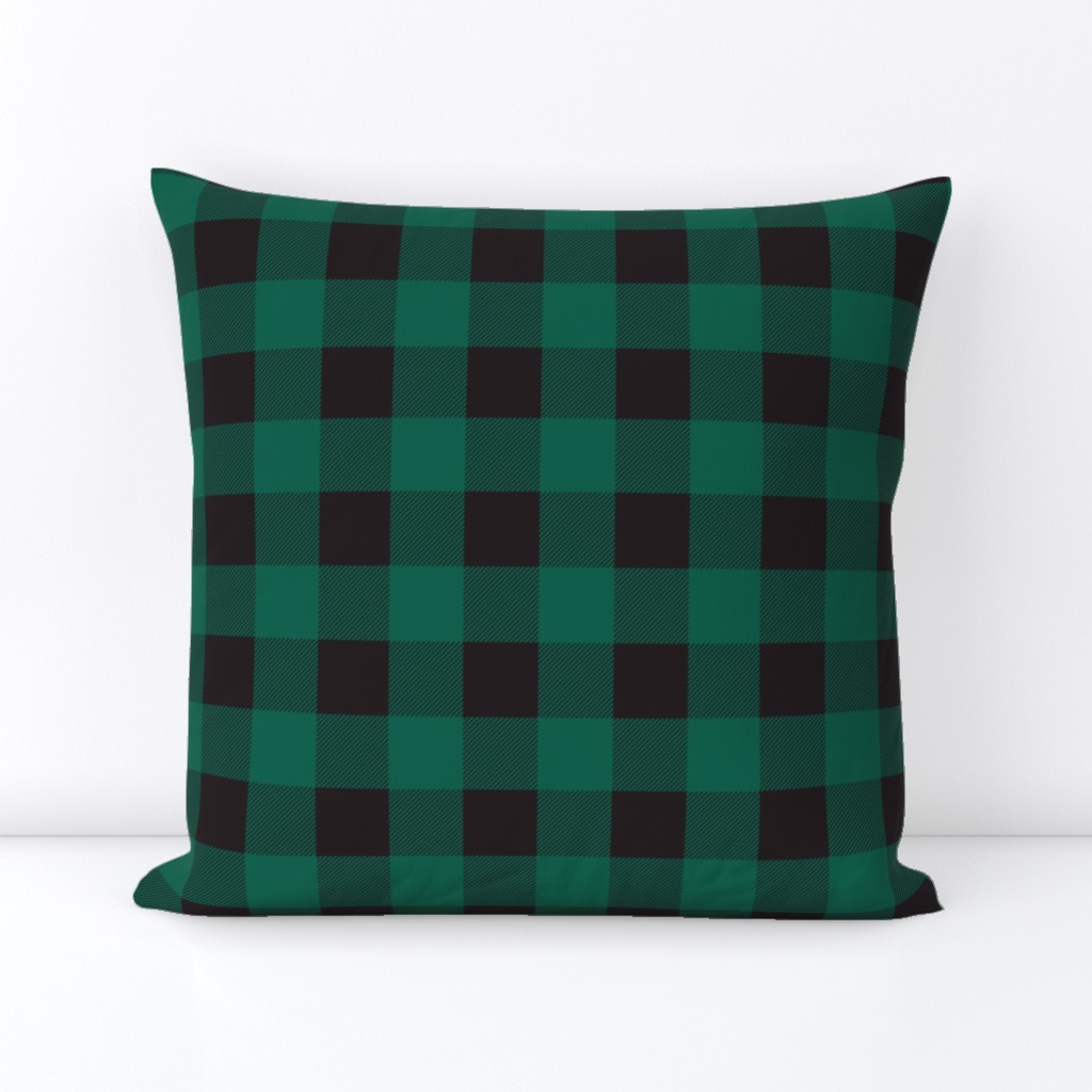 Buffalo Plaid - Green And Black