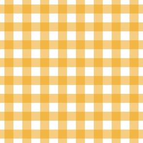 Gingham - Marigold - Large