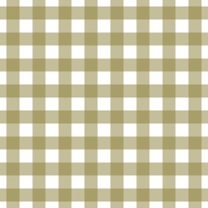 Gingham - Moss - Large