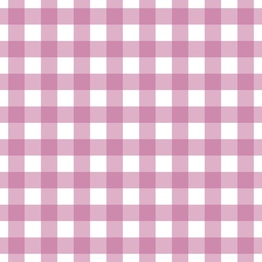 Gingham - Peony  - Large