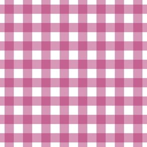 Gingham - Bubblegum  - Large