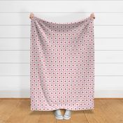 Boxy Flowers - Large - Red / Pink