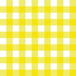 Buffalo Plaid Bright Yellow