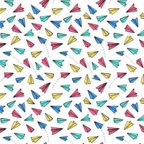 Rainbow Paper Planes - Tiny