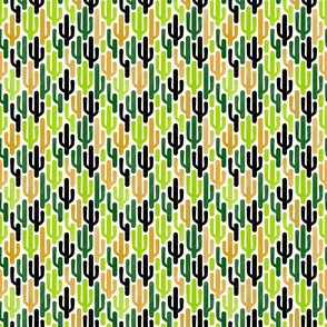 minimalist bold cacti mustard #C3932B green - 6 inch
