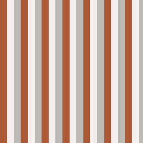 Scandi Stripes - Brown Gray