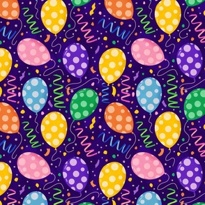 Party Balloons polka dots