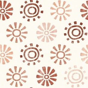 Sunshine - Sun - boho decor - multi pink/terracotta - LAD22