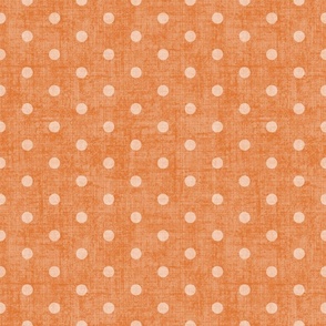 Fall polka dot//Orange