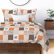 I love fall most of all - Wholecloth Cheater Quilt