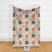 I love fall most of all - Wholecloth Cheater Quilt