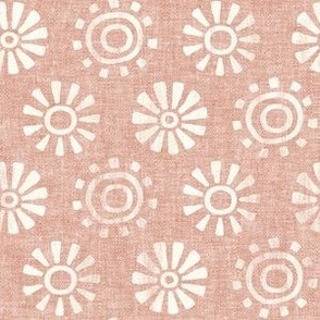 (small scale) Sunshine - Sun - boho decor -  blush pink   - LAD22