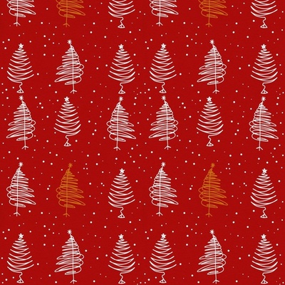 Premium Vector | Seamless pattern with cartoon christmas trees on a white  background simple scandinavian