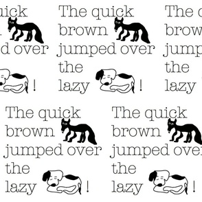 The quick brown...