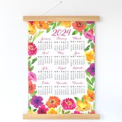 Spring Garden Floral Calendar 2024