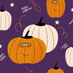 All Hallow’s Eve | | Pumpkins, Ghosts, Treats oh my | Purple, Orange, Green, Black, White | Medium Scale