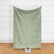 Gray-Green | Courtyard Cheerful Checks | Small scale ©designsbyroochita