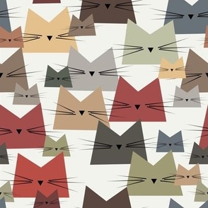 cats - nala cat earthy - geometric cats