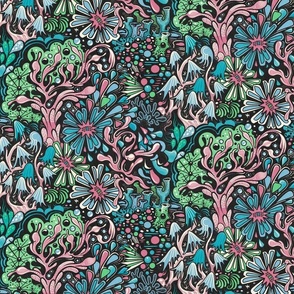 Stellar Gardens Teal