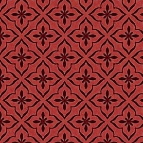 larger medieval-style geometric, red