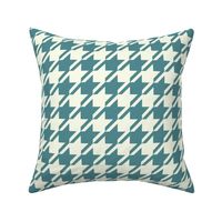 Houndstooth Blue Spruce Cream / Large