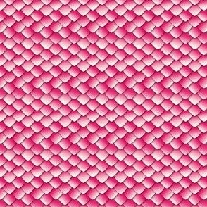 Dragon Scales - Reptile Hot Pink Ombre - mini