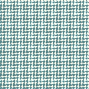 Houndstooth Blue Spruce Cream Small