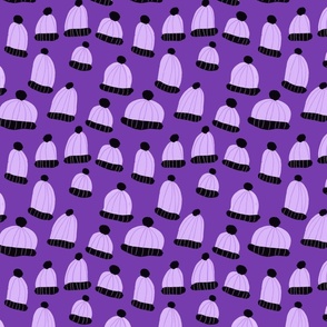 Winter Hats Purple