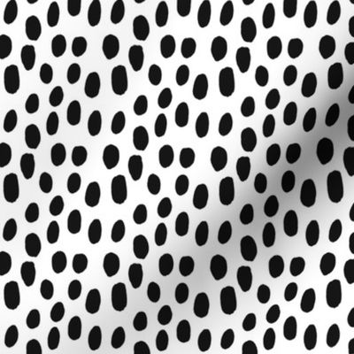 Marks Black on White  || animal spots