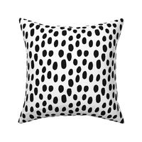 Marks Black on White small  || animal spots
