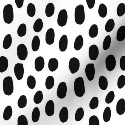 Marks Black on White small  || animal spots