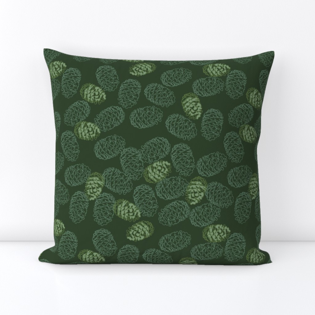 Green Pinecones (large)