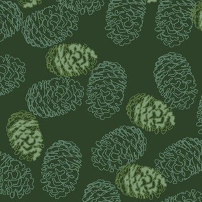 Green Pinecones (large)