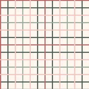 Grid pink and green
