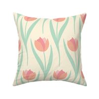 Cascading Tulips in Cream - Large