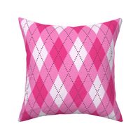 Barbie Pink argyle check