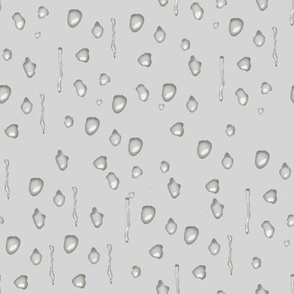 Water Drops on window - Gray