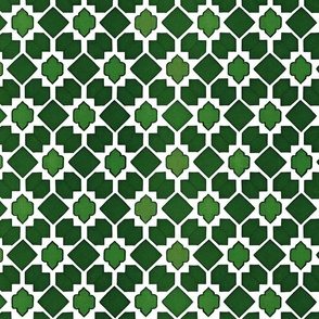 Green Tiles Coastal Large