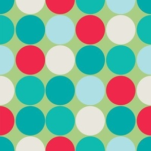 All Dot Grid-Fresh Crisp Christmas Palette