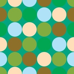 All Dot Grid-Wintergreen-Mod Christmas Palette