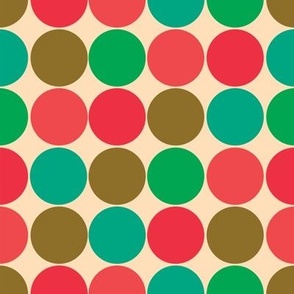 All Dot Grid-EggNog-Mod Christmas Palette