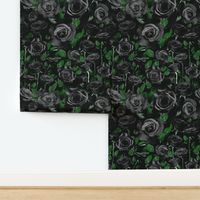 Black Rose Garden (large scale) 