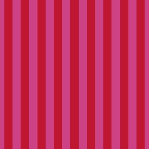 Pink and Red Stripe, Medium Scale